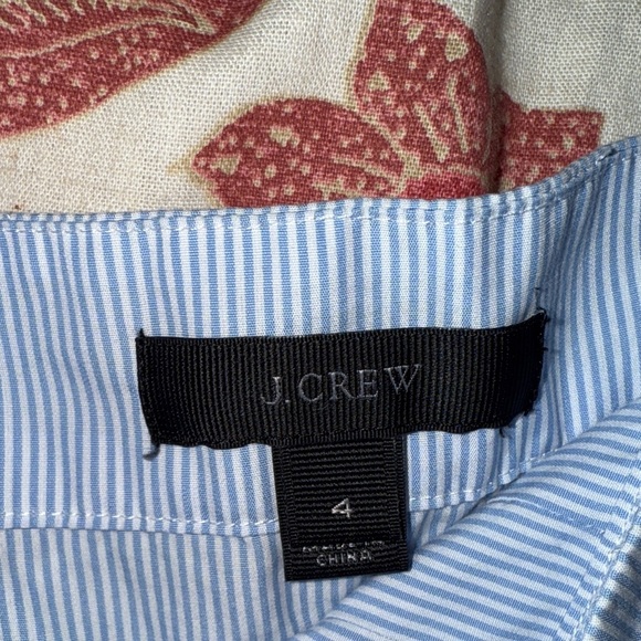 J. Crew Light Blue Striped Tank Top - Picture 4 of 4